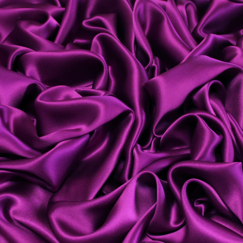 Satin 100% soie - Magenta
