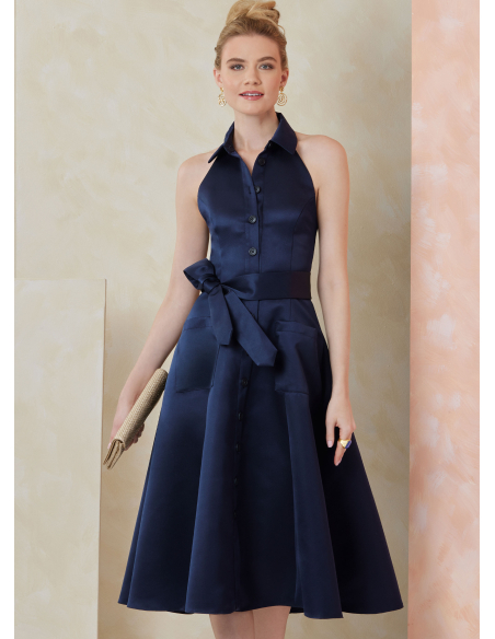 Patron Vogue 2103/B5 (36-44) - Robe sans manches midi ou mini