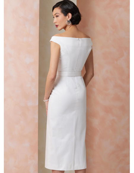 Patron Vogue 2105/D5 (32-40) - Robe fourreau épaules dénudées et ceinture