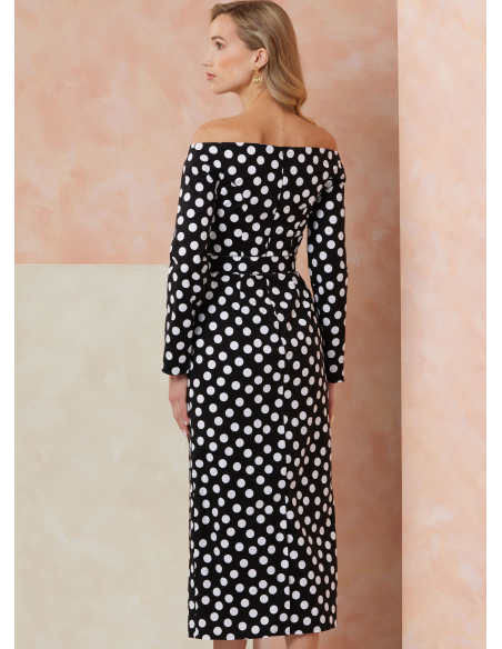 Patron Vogue 2105/R5 (42-50) - Robe fourreau épaules dénudées et ceinture