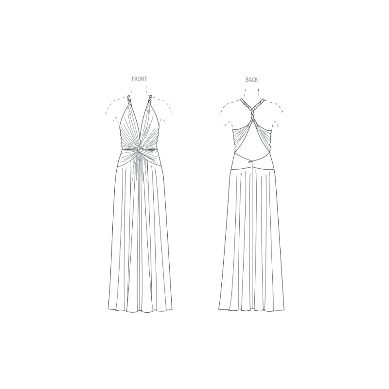 Patron Vogue 2110/Y5 (46-54) - Robe...