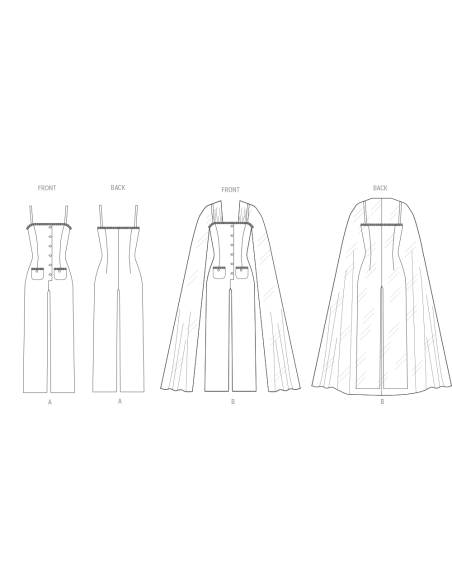 Patron Vogue 2111/D5 (32-40) - Combinaison ou ensemble veste et jupe