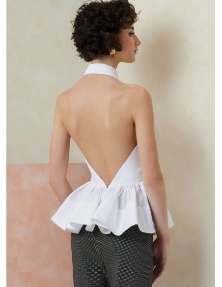 Patron Vogue 2112/U5 (44-52) - Top à basque dos nu ou col halter