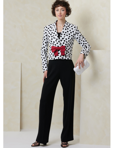 Patron Vogue 2114/Y5 (46-54) - Veste courte cintrée avec manches fente