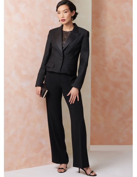 Patron Vogue 2114/Y5 (46-54) - Veste courte cintrée avec manches fente