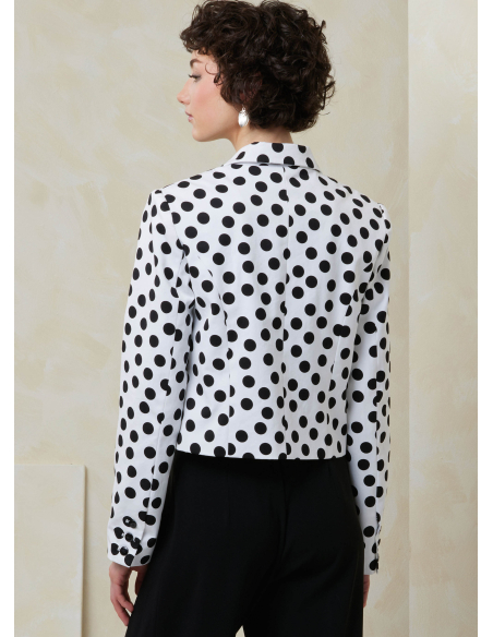 Patron Vogue 2114/Y5 (46-54) - Veste courte cintrée avec manches fente
