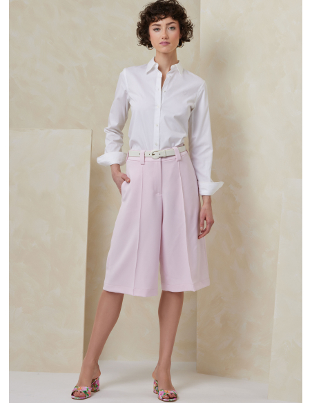 Patron Vogue 2115/B5 (36-44) - Short large taille haute deux longueurs