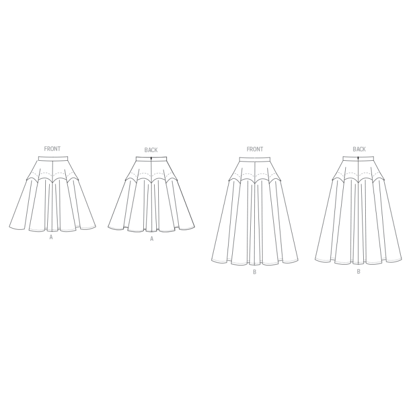 Patron Vogue 2116/H5 (34-42) - Jupe...