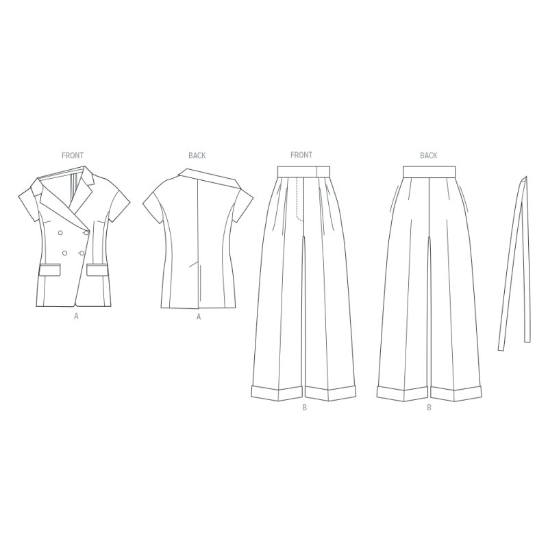 Patron Vogue 2117/Y5 (46-54) - Veste...