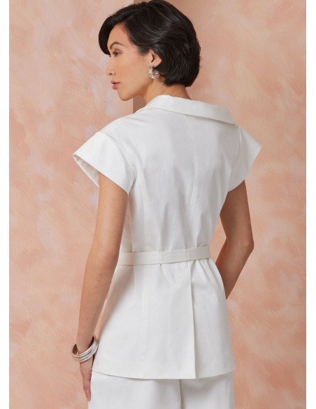 Patron Vogue 2117/Y5 (46-54) - Veste asymétrique et pantalon large