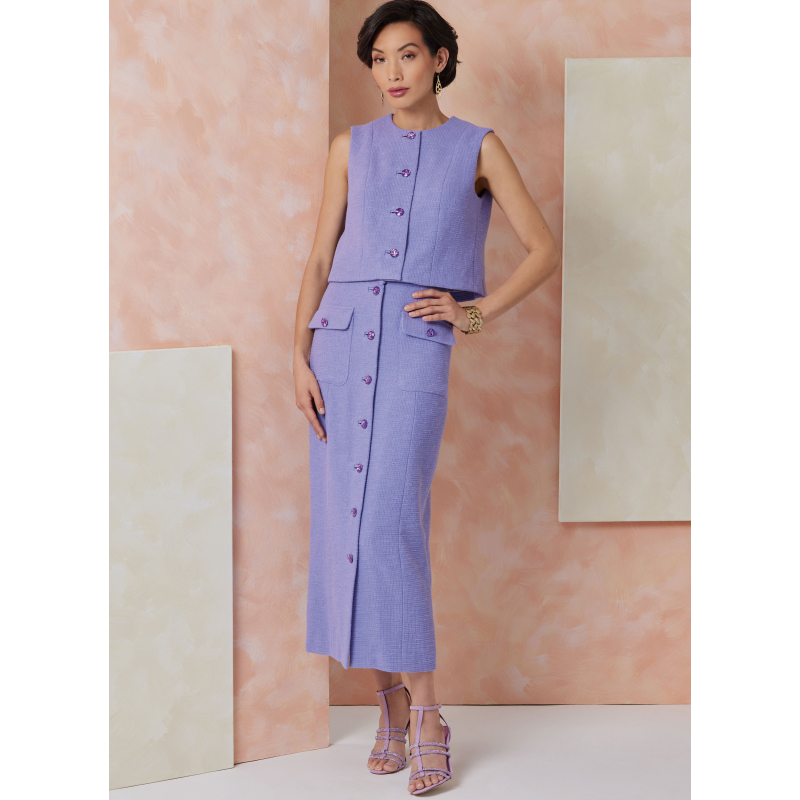 Patron Vogue 2118/H5 (34-42) - Top...