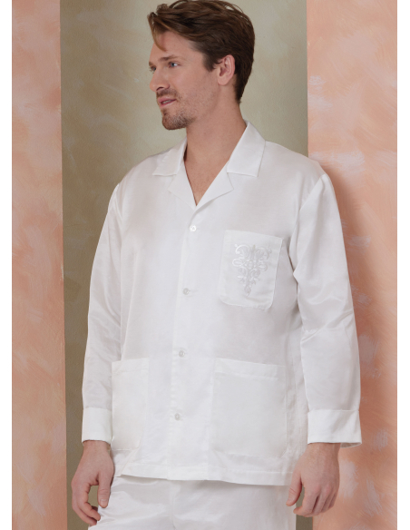 Patron Vogue 2121 (46-68) - Pyjama homme chemise et bas