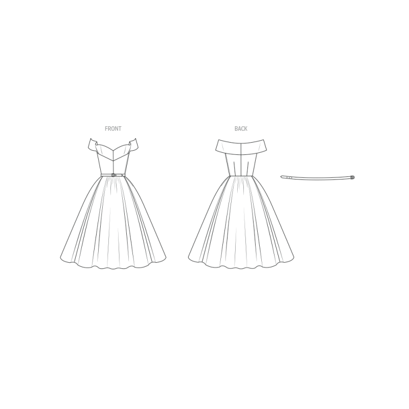 Patron Vogue 2123/Y5 (46-54) - Robe...