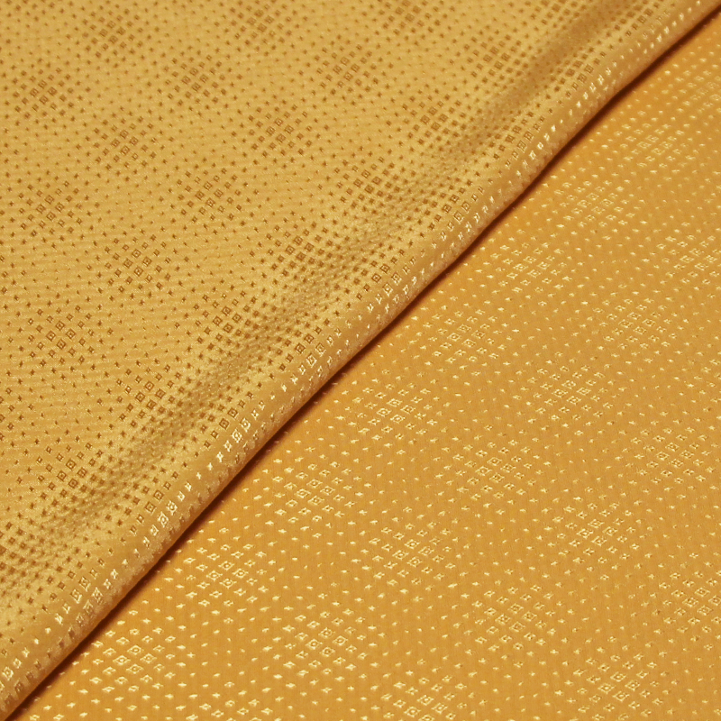 Satin 100% soie jacquard - Losange...