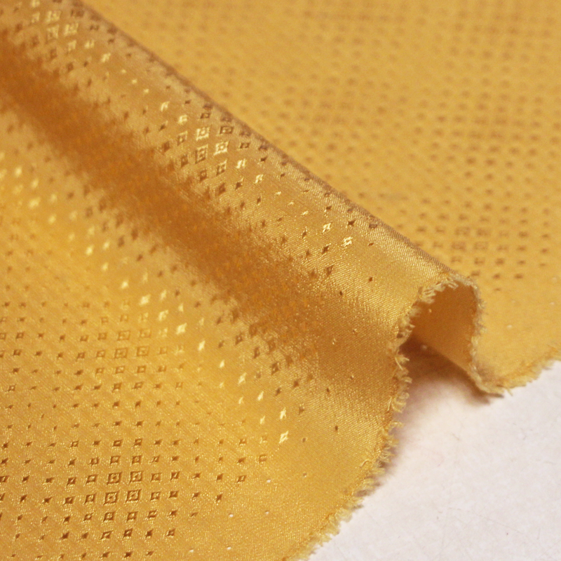 Satin 100% soie jacquard - Losange...