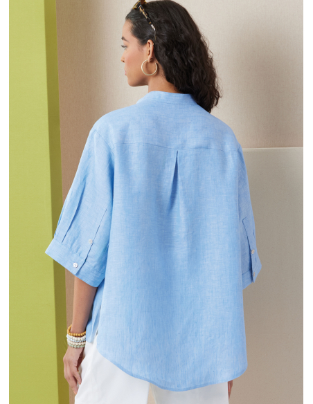 Patron Butterick 7041 BB (48-56) - Chemisier ample feminine