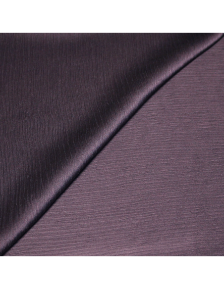 Satin 100% soie crinckle - Violet clair