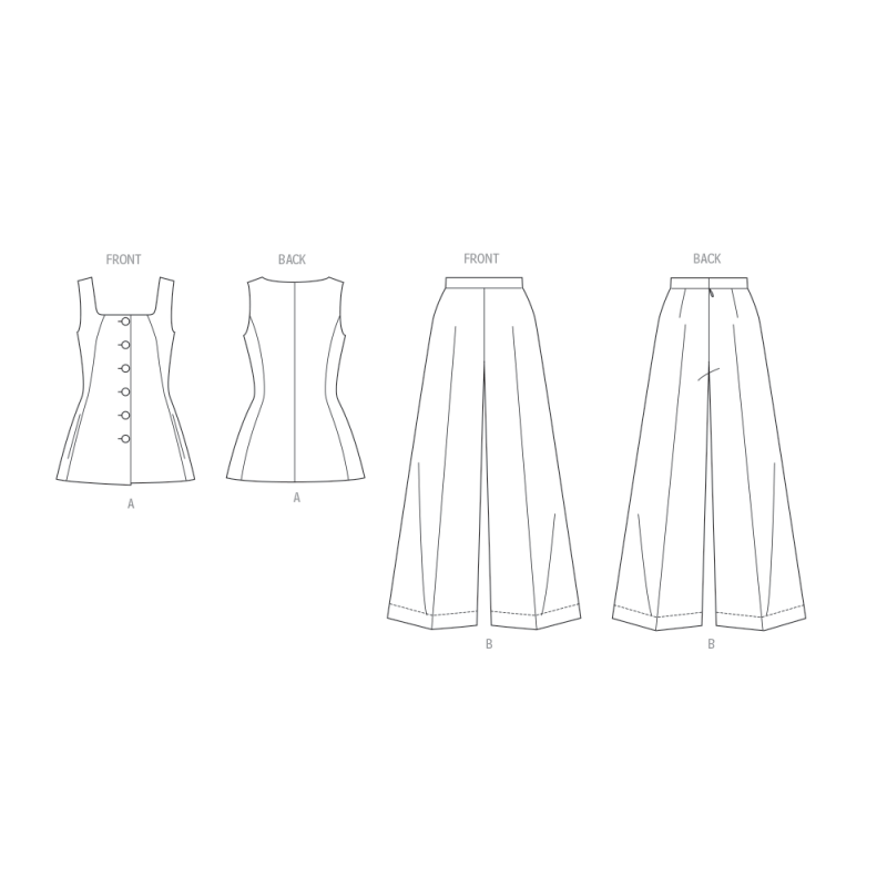 Patron Butterick 7046 AA (38-46) -...