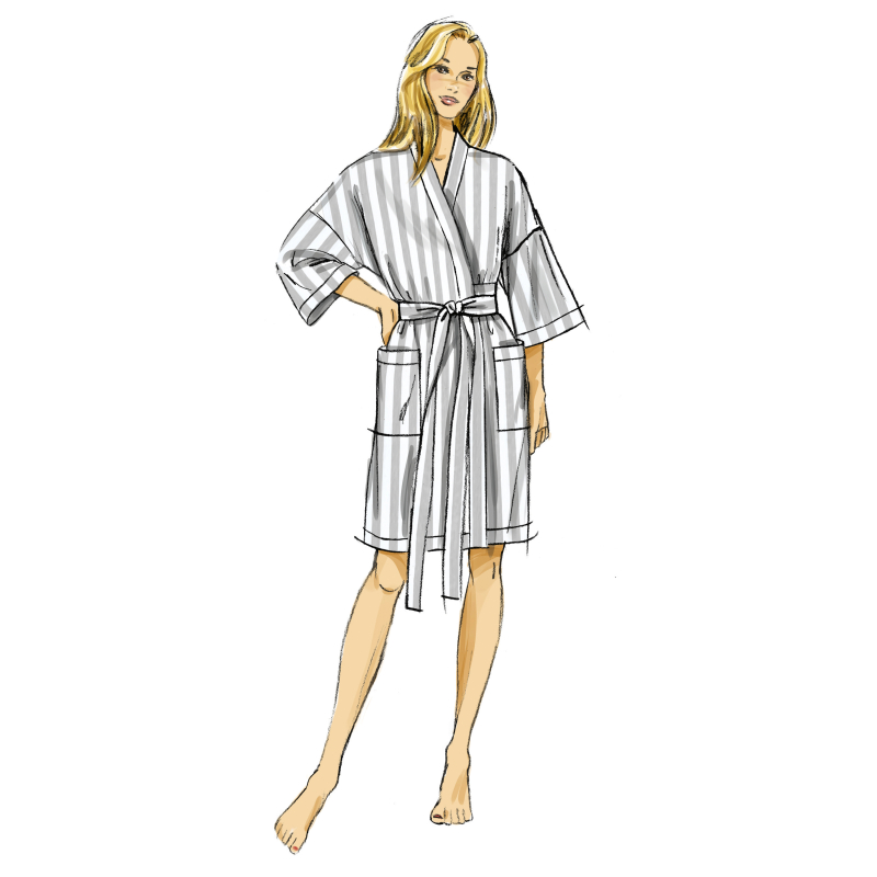 Patron Butterick 7047 (36-52) - Robe...