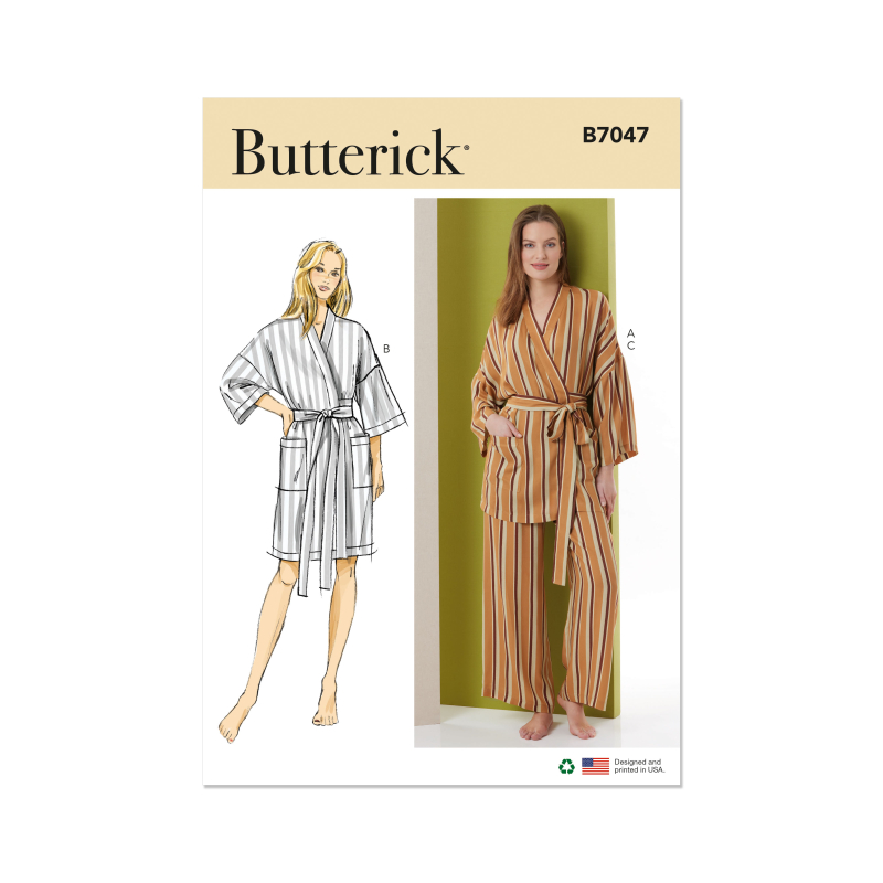 Patron Butterick 7047 (36-52) - Robe...