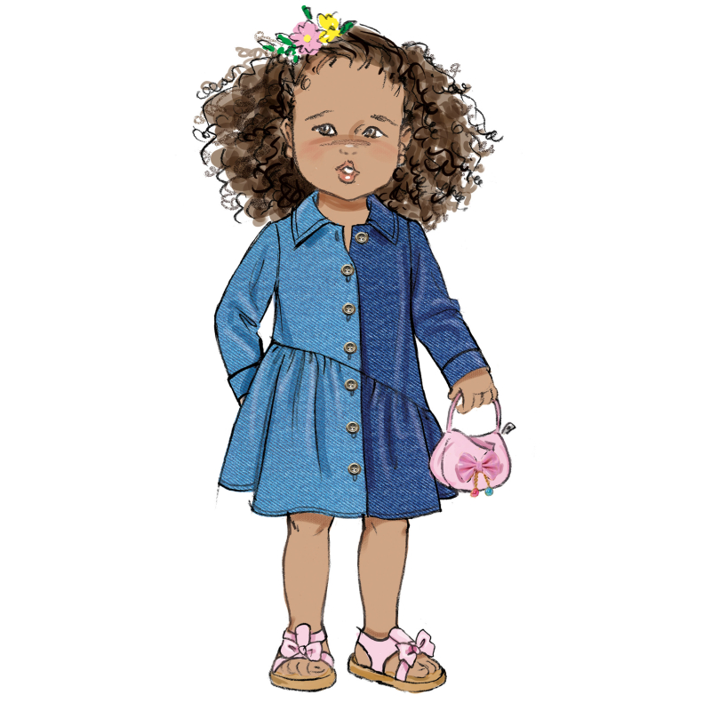 Patron Butterick 7049 (1/2-4) - Robe...