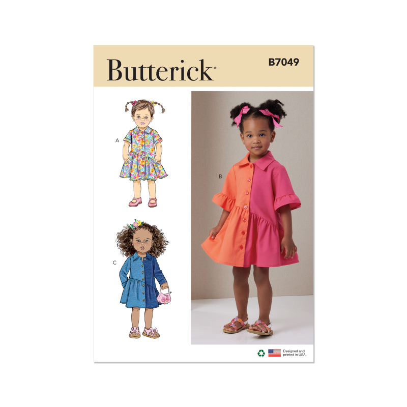 Patron Butterick 7049 (1/2-4) - Robe...
