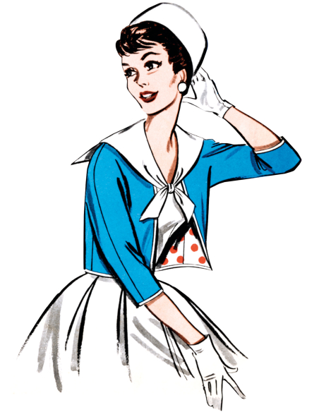 Patron Butterick 7052 Y5 (46-54) - Robe et veste rétro années 60