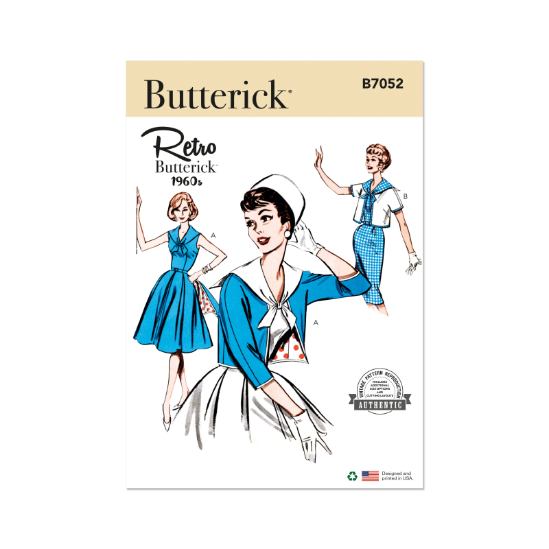 Patron Butterick 7052 Y5 (46-54) -...
