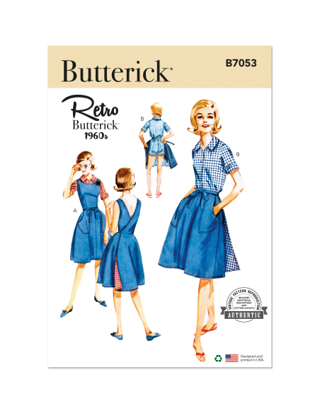 Patron Butterick 7053 U5 (44-52) - Ensemble vintage 1960