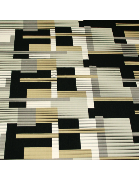 Jersey viscose & élasthanne - Vintage carré