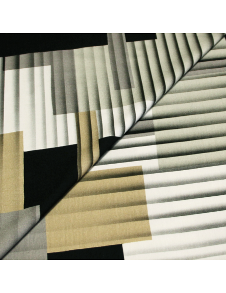 Jersey viscose & élasthanne - Vintage carré