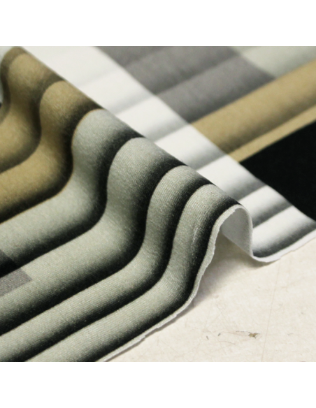 Jersey viscose & élasthanne - Vintage carré