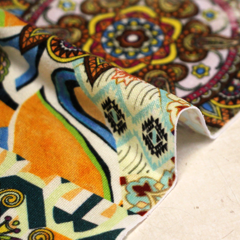 Jersey viscose & élasthanne - Mandala...