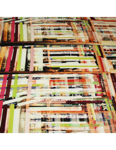 Jersey viscose & élasthanne - Vintage multicolore