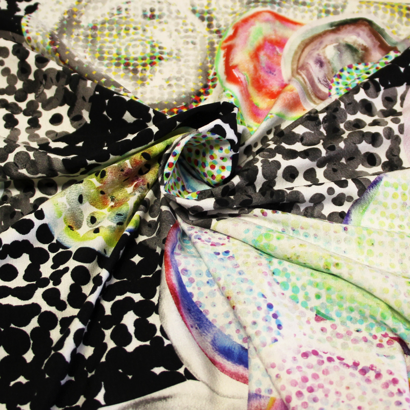 Jersey viscose & élasthanne - Cosmic pop