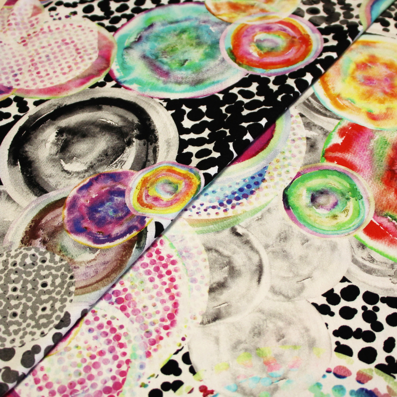 Jersey viscose & élasthanne - Cosmic pop