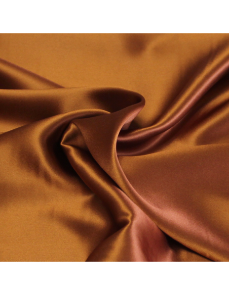 Satin 100% soie (25 mommes) - Caramel