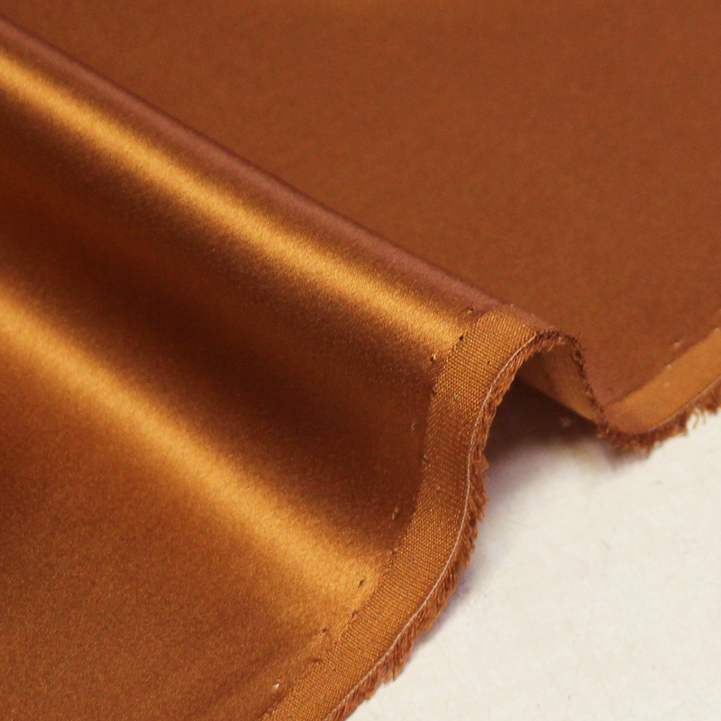 Satin 100% soie (25 mommes) - Caramel