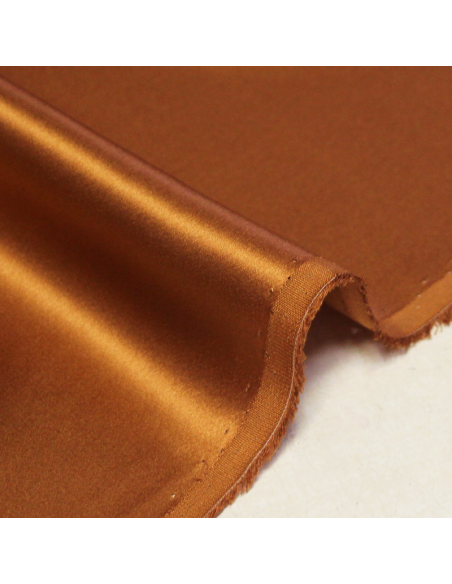 Satin 100% soie (25 mommes) - Caramel