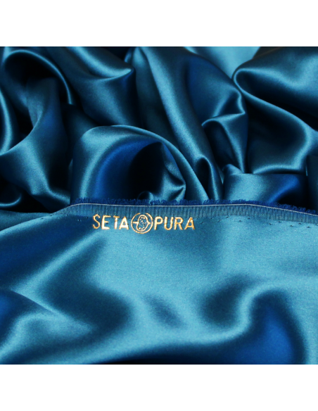 Satin 100% soie (25 mommes) - Canard