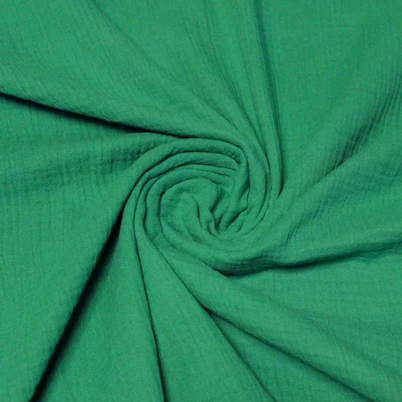 Double gaze 100% coton - Green