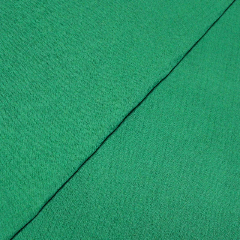 Double gaze 100% coton - Green