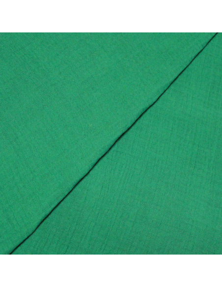 Double gaze 100% coton - Green