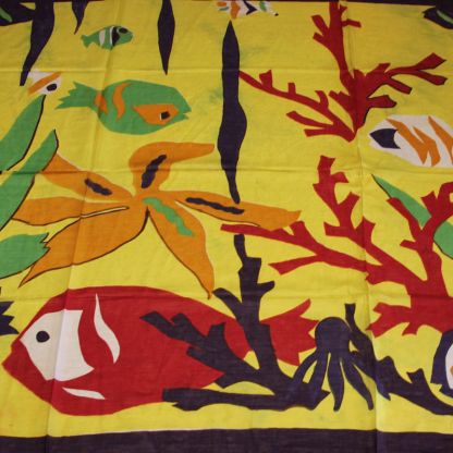 Paréo 100% coton - Poisson...