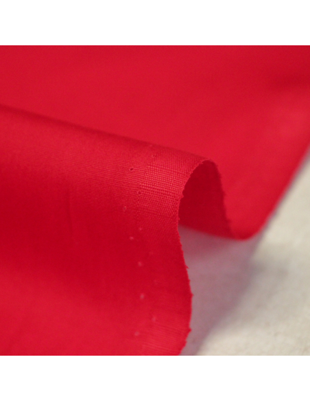 Toile 100% coton - Rouge