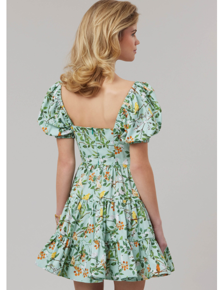 Patron McCall's 8575.K5 (36-44) - Robe taille empire froncée et manches courtes