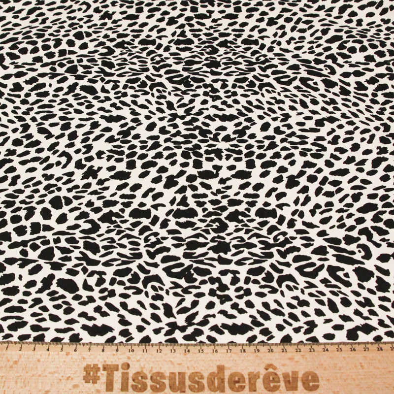 Satin mat coton & élasthanne –...