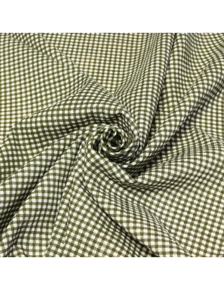 Double gaze 100% coton - Zéphyr kaki