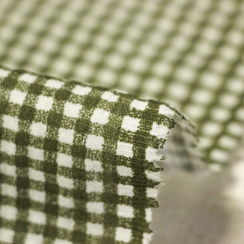 Double gaze 100% coton - Zéphyr kaki