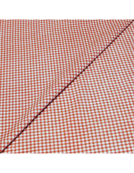 Double gaze 100% coton - Zéphyr terracotta